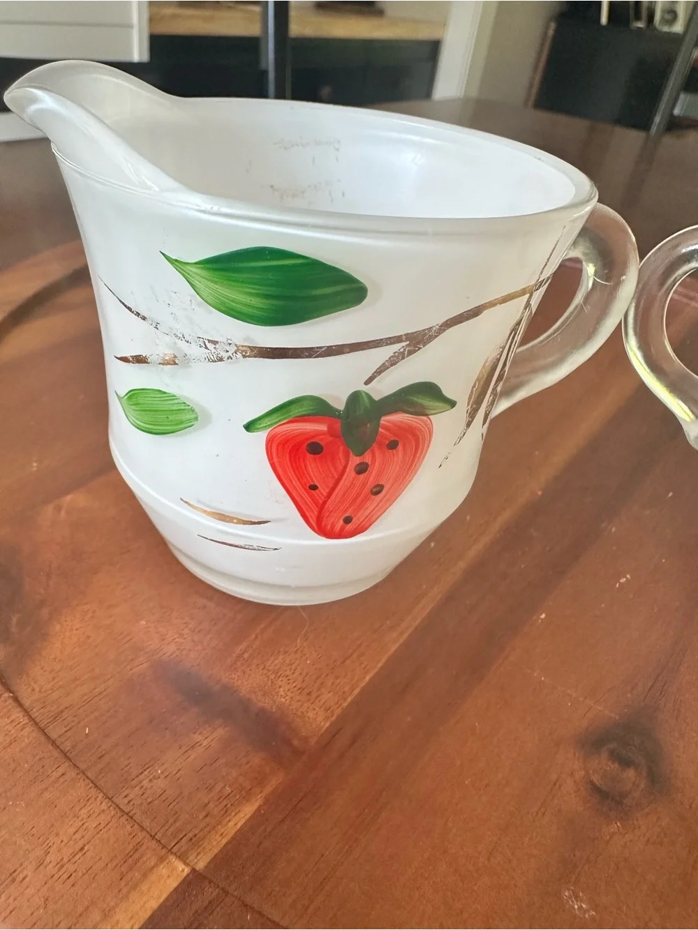 Bartlett-Collins strawberry creamer and sugar set